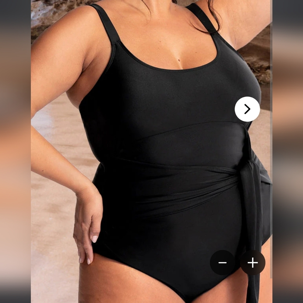 SHAPERMINT Tie-belt One-Piece Swimsuit